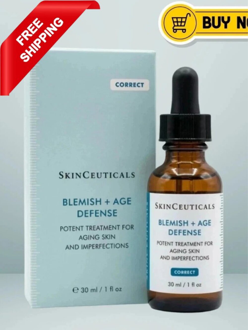 SkinCeuticals Blemish + Age Defense Serum 1 fl oz / 30mL New Sealed Authentic